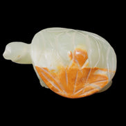 Afghan Jade Turtle hand-carved 85*60*37mm 183g in sunlight - Rocks and Things Store