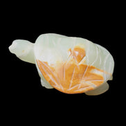 Afghan Jade Turtle hand-carved 85*60*37mm 183g in sunlight - Rocks and Things Store