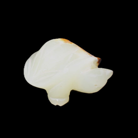 Afghan Jade Turtle hand-carved 85*60*37mm 183g in sunlight - Rocks and Things Store
