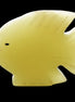 Afghan Jade fish hand-carved 82*66*19mm 173g in sunlight - Rocks and Things Store