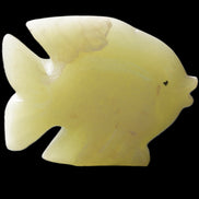 Afghan Jade fish hand-carved 82*66*19mm 173g in sunlight - Rocks and Things Store