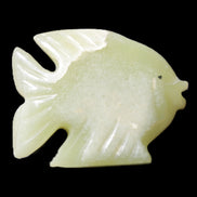 Afghan Jade fish hand-carved 82*66*19mm 173g in sunlight - Rocks and Things Store