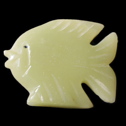 Afghan Jade fish hand-carved 82*66*19mm 173g in sunlight - Rocks and Things Store