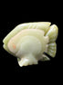 Afghan Jade fish hand-carved 75*59*25mm 166g in sunlight - Rocks and Things Store