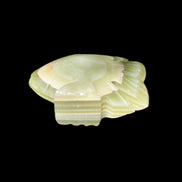 Afghan Jade fish hand-carved 75*59*25mm 166g in sunlight - Rocks and Things Store