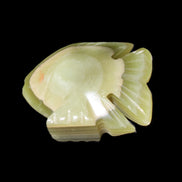 Afghan Jade fish hand-carved 75*59*25mm 166g in sunlight - Rocks and Things Store