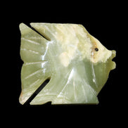 Afghan Jade fish hand-carved 84*63*16mm 154g in sunlight - Rocks and Things Store