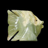 Afghan Jade fish hand-carved 84*63*16mm 154g in sunlight - Rocks and Things Store