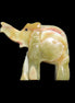 Afghan Jade elephant hand-carved 80*66*30mm 207g in sunlight - Rocks and Things Store