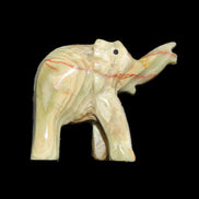 Afghan Jade elephant hand-carved 80*66*30mm 207g in sunlight - Rocks and Things Store