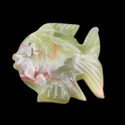 Afghan Jade fish hand-carved 101*73*26mm 209g in sunlight - Rocks and Things Store