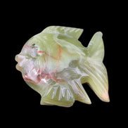 Afghan Jade fish hand-carved 101*73*26mm 209g in sunlight - Rocks and Things Store