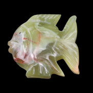 Afghan Jade fish hand-carved 101*73*26mm 209g in sunlight - Rocks and Things Store