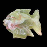 Afghan Jade fish hand-carved 101*73*26mm 209g in sunlight - Rocks and Things Store