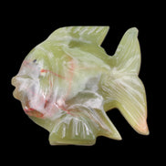 Afghan Jade fish hand-carved 101*73*26mm 209g in sunlight - Rocks and Things Store