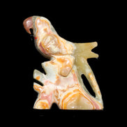 Afghan Jade bird hand-carved 106*81*35mm 291g in sunlight - Rocks and Things Store