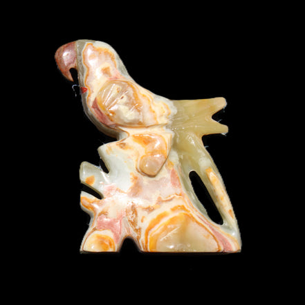 Afghan Jade bird hand-carved 106*81*35mm 291g in sunlight - Rocks and Things Store