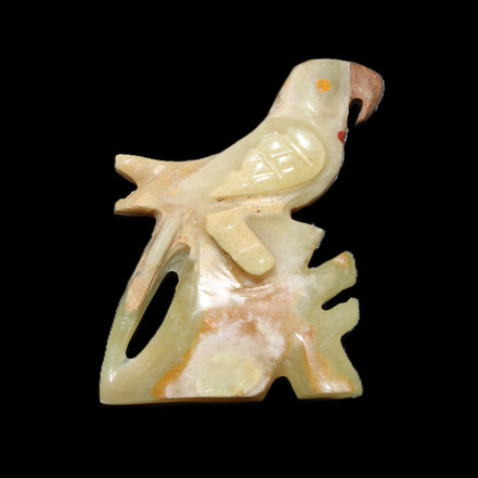 Afghan Jade bird hand-carved 106*81*35mm 291g in sunlight - Rocks and Things Store