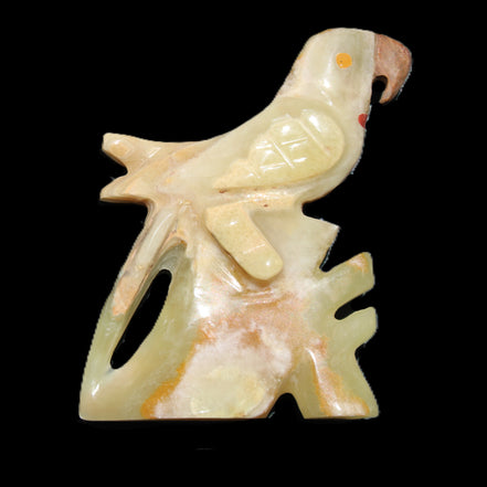 Afghan Jade bird hand-carved 106*81*35mm 291g in sunlight - Rocks and Things Store