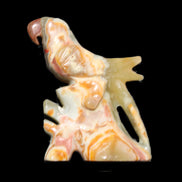 Afghan Jade bird hand-carved 106*81*35mm 291g in sunlight - Rocks and Things Store