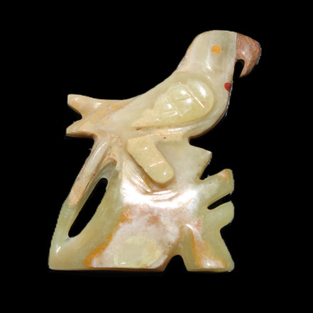 Afghan Jade bird hand-carved 106*81*35mm 291g in sunlight - Rocks and Things Store
