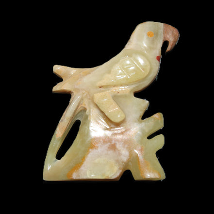 Afghan Jade bird hand-carved 106*81*35mm 291g in sunlight - Rocks and Things Store