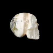 Afghan Jade skull hand-carved 55*48*33mm 168g in sunlight - Rocks and Things Store