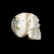 Afghan Jade skull hand-carved 55*48*33mm 168g in sunlight - Rocks and Things Store