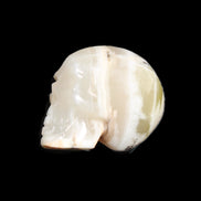 Afghan Jade skull hand-carved 55*48*33mm 168g in sunlight - Rocks and Things Store