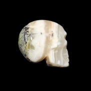 Afghan Jade skull hand-carved 55*48*33mm 168g in sunlight - Rocks and Things Store