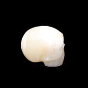 Afghan Jade skull hand-carved 55*48*33mm 172g in sunlight - Rocks and Things Store