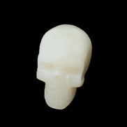 Afghan Jade skull hand-carved 55*48*33mm 172g in sunlight - Rocks and Things Store