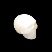 Afghan Jade skull hand-carved 55*48*33mm 172g in sunlight - Rocks and Things Store