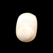 Afghan Jade skull hand-carved 55*48*33mm 172g in sunlight - Rocks and Things Store