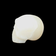Afghan Jade skull hand-carved 55*48*33mm 172g in sunlight - Rocks and Things Store
