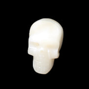 Afghan Jade skull hand-carved 55*48*33mm 172g in sunlight - Rocks and Things Store
