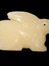 Honey Calcite bunny hand-carved 100*67*52mm 459g in sunlight - Rocks and Things Store