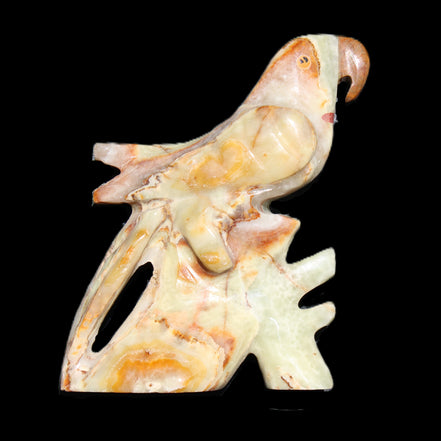 Afghan Jade bird hand-carved 75*21*100mm 207g in sunlight - Rocks and Things Store