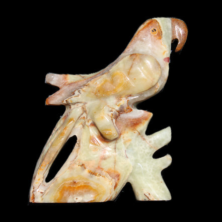 Afghan Jade bird hand-carved 75*21*100mm 207g in sunlight - Rocks and Things Store