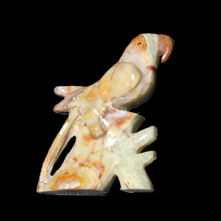 Afghan Jade bird hand-carved 75*21*100mm 207g in sunlight - Rocks and Things Store