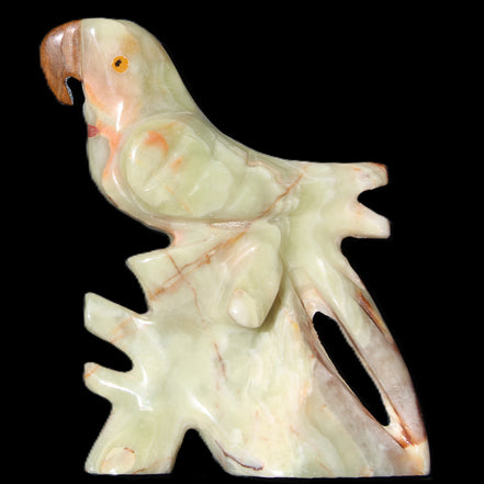 Afghan Jade bird hand-carved 75*21*100mm 207g in sunlight - Rocks and Things Store
