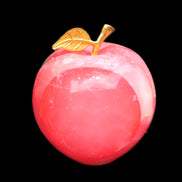 Pink Lady Afghan Jade Onyx hand-carved Apple 60*74mm 405-427g in sunlight - Rocks and Things Store