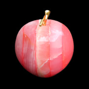 Pink Lady Afghan Jade Onyx hand-carved Apple 60*74mm 405-427g in sunlight - Rocks and Things Store