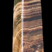 Chocolate Calcite obelisk 112*37mm 230g in UV light - Rocks and Things Store