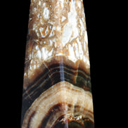 Chocolate Calcite obelisk 111*35mm 208g in UV light - Rocks and Things Store
