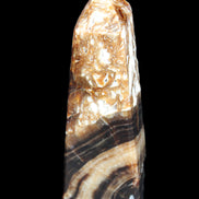 Chocolate Calcite obelisk 111*35mm 208g in UV light - Rocks and Things Store