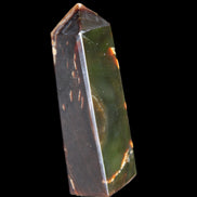Chocolate Calcite obelisk 93*33mm 177g in UV light - Rocks and Things Store