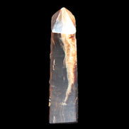 Chocolate Calcite obelisk 93*33mm 177g in UV light - Rocks and Things Store