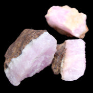 Pink Aragonite 3 stones 30-50mm 50g in UV light - Rocks and Things Store