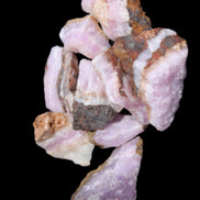 Pink Aragonite 9 small stones 23-35mm 77g in UV light - Rocks and Things Store